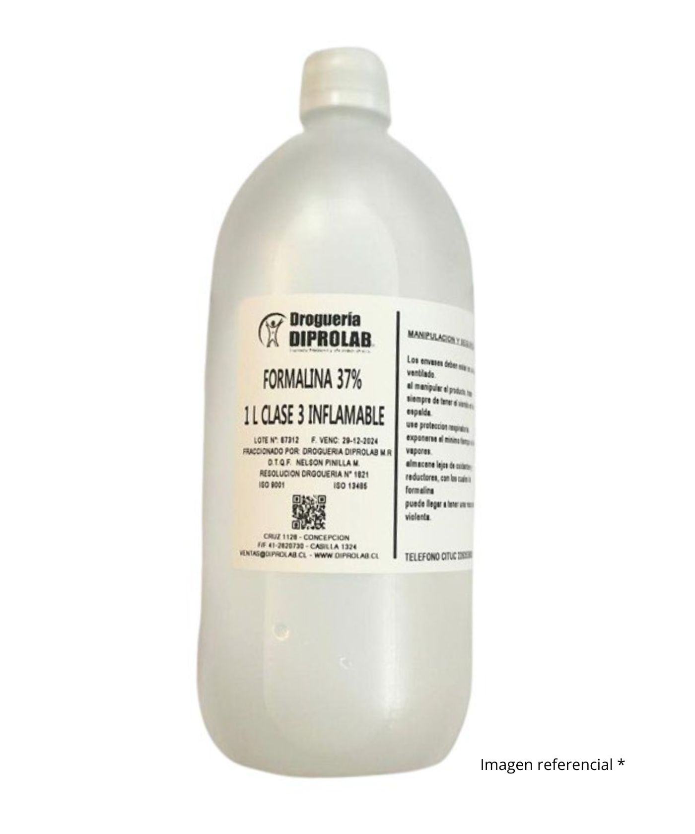 Formalina Color Rosa Venta y distribución de Formalina 37% diprolab 5lt.